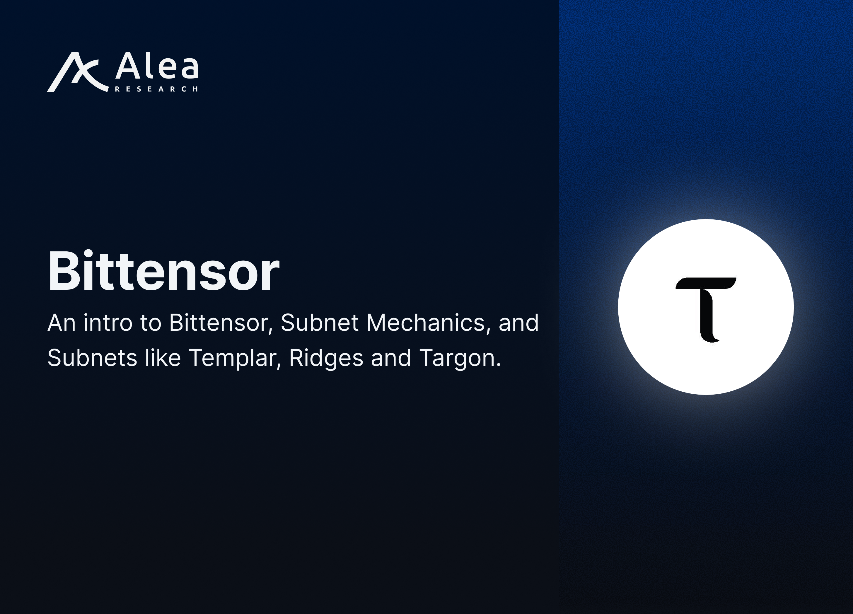 Bittensor Subnets - How They Work and What They Power — Alea