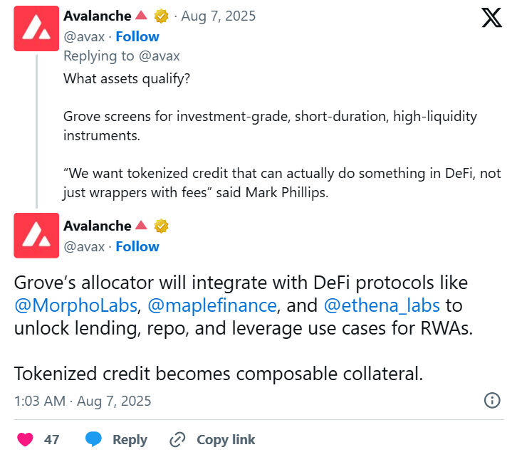 Avalanche: Institutional-Grade RWA Expansion - What You Need to Know