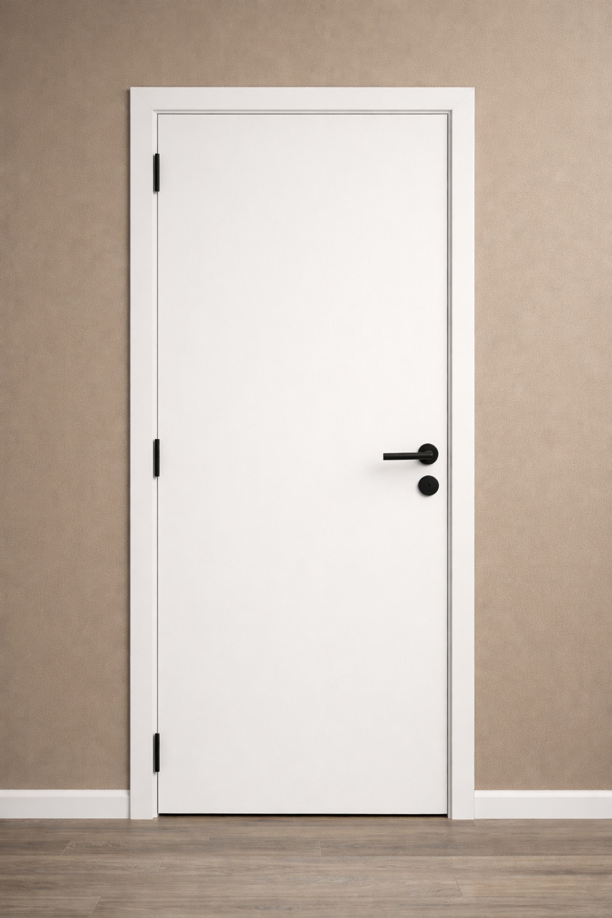 WPC Internal Door Smooth White – front view