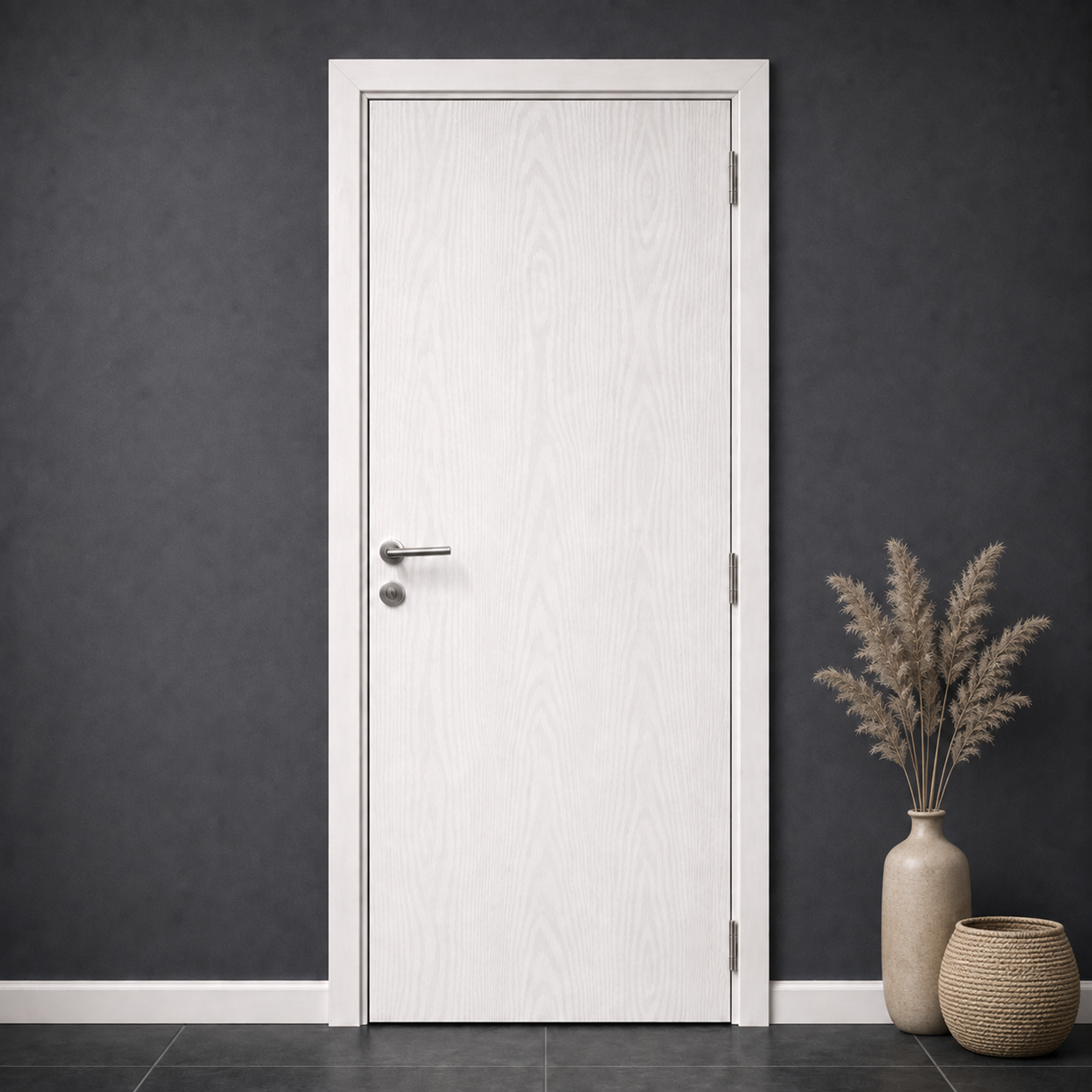Woodgrain finish WPC internal door