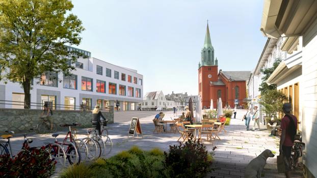 Nytorget og Mediebyen Stavanger