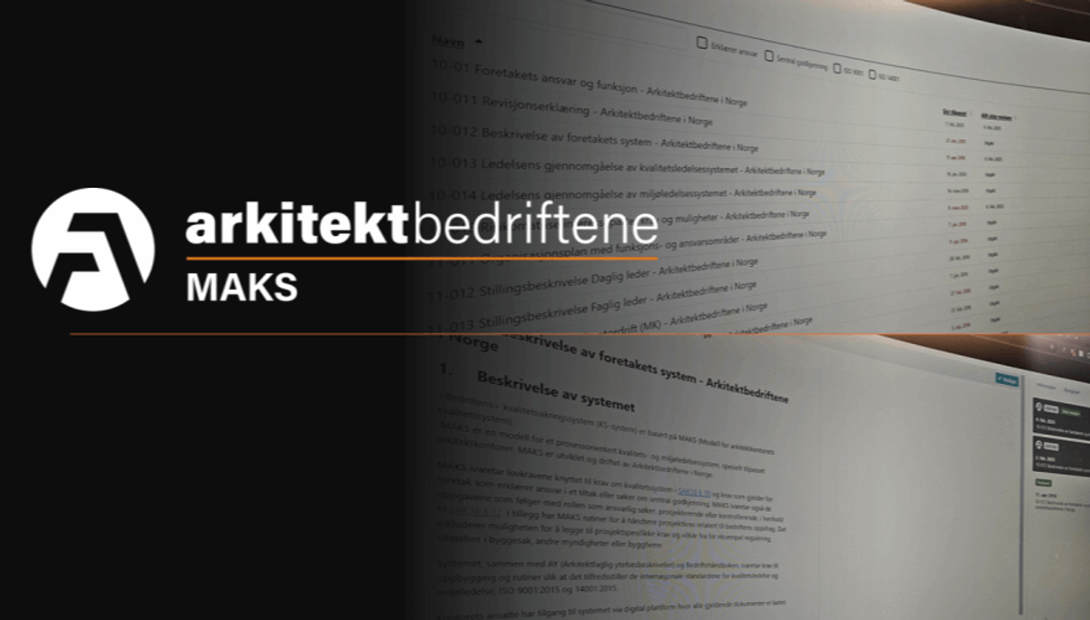 Oppdaterte MAKS-rutiner er lansert