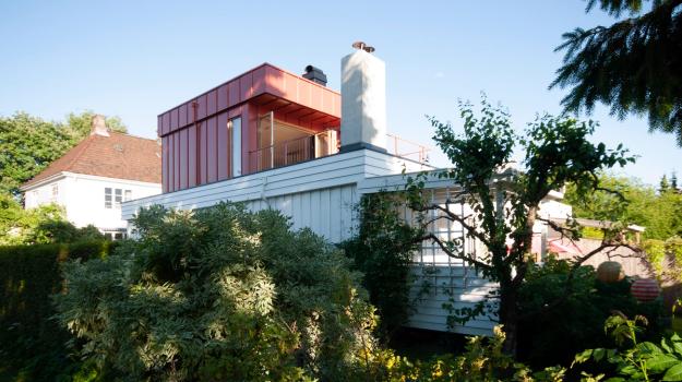 Hasle - påbygg med takterrasse