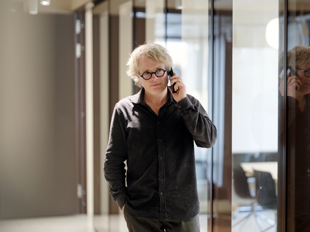 Steinar Skjerdingstad, administrerende direktør i Arkitektbedriftene, roser regjeringen og næringstminister Cecilie T. Myrseth for å sette ubalanserte kontraktsvilkår på dagsorden (Foto: Kim Ramberghaug)