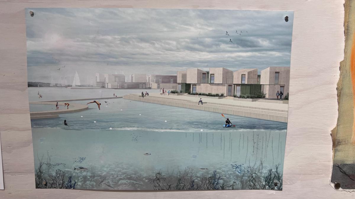 Arkitektenes tegninger 2025: Kunst og veldedighet i samme utstilling