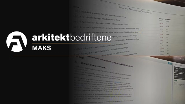 Nytt system for rutiner i MAKS