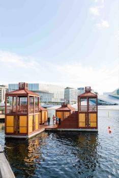 Bademaschinen, med Borhaven Arkitekter