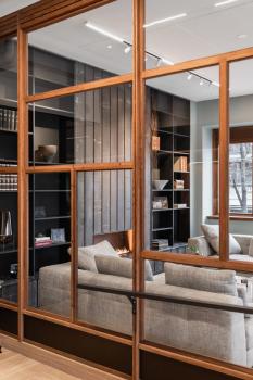 T 12 Schjødt- delevegger med gjenbruksvinduer