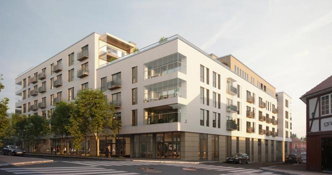 Sentrumskvartalet, Hamar. Nybygg. Boliger