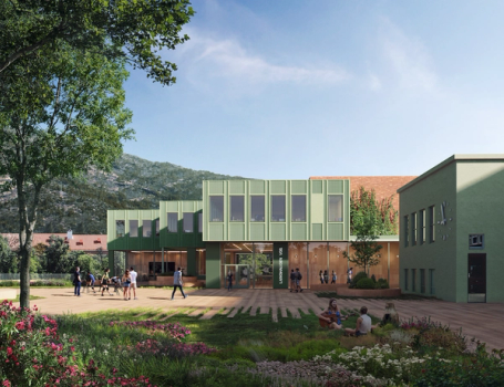 Langhaugen vgs. - Foto: B&TB