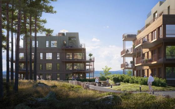 Sva Nesodden. Illlustrasjon: 3D Estate