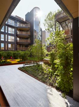 Chr Krohgs gate 39. Mot gårdsrommet