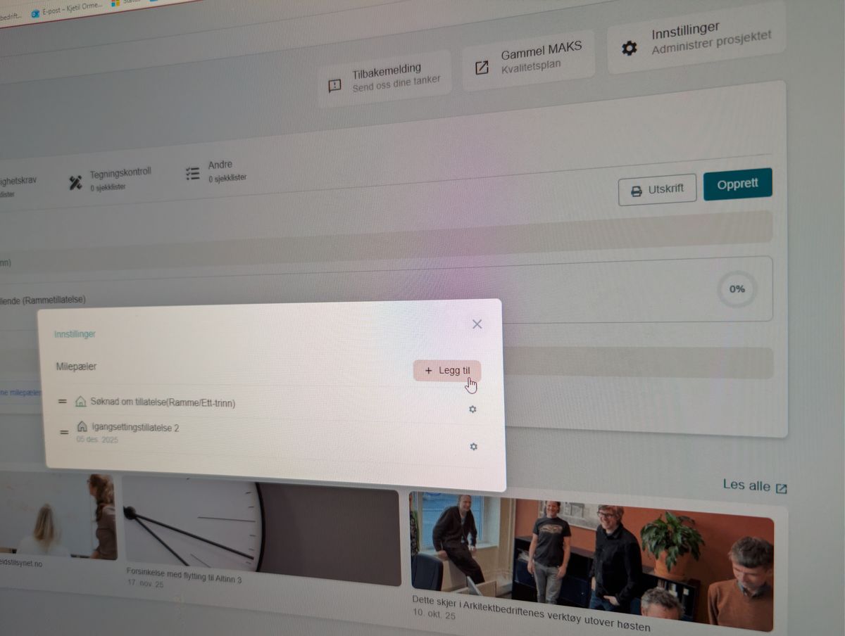 Slik fungerer milpæler i MAKS