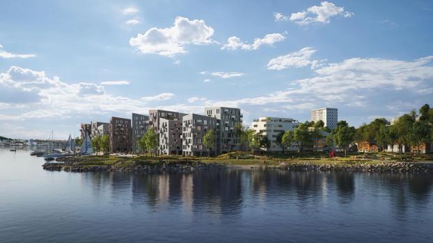 Norestraen Sør, Sandnes. Foto: LINK Arkitektur/Ensign