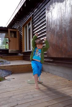 Hytte Berdalsbru, ferdig hytte sommer 2010, Setesdal