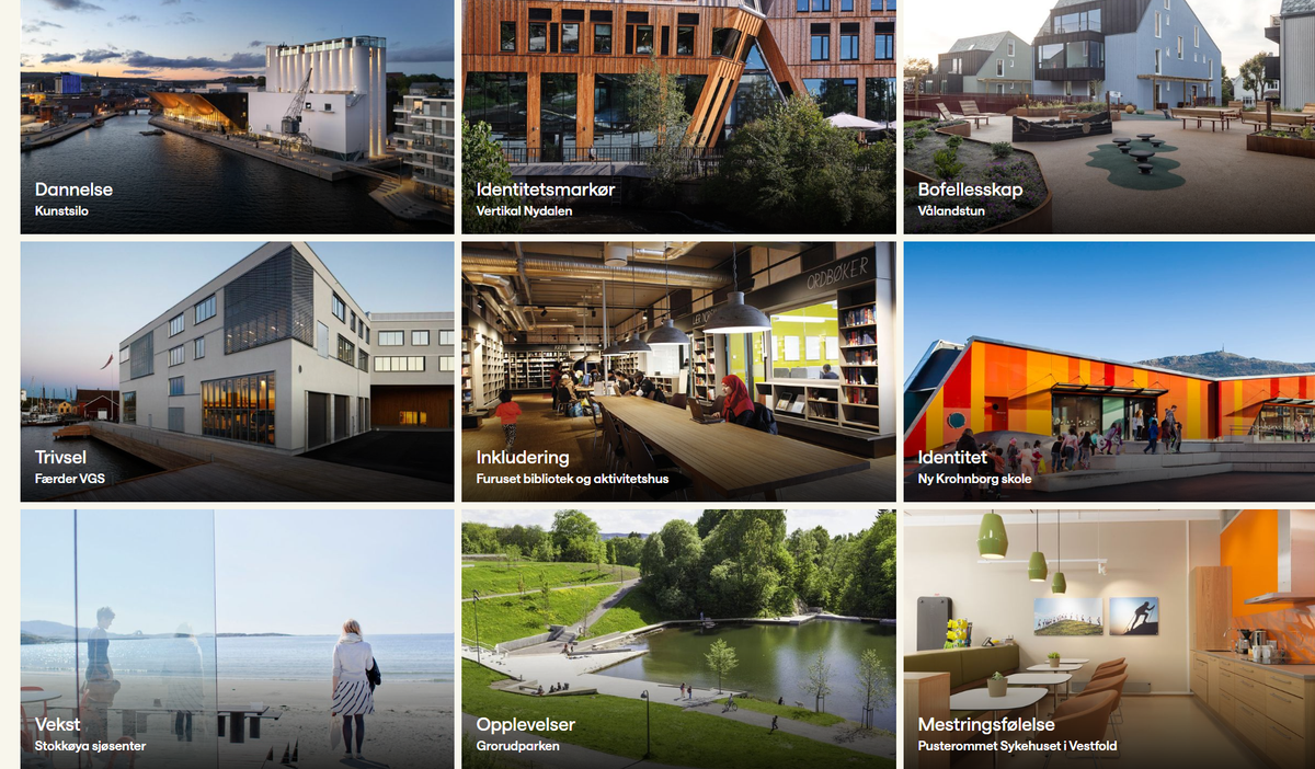 Arkitektpaviljong på Bygg Reis Deg 