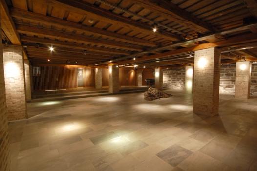 St. Petri kirke, restaurering 2004-2009, bildet viser nytt lokale i kjelleren.