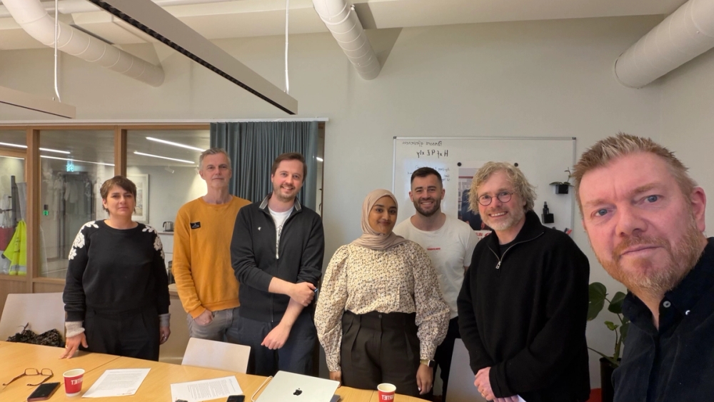 Arkitektbedriftene møtte deler av programkomiteen i Oslo Arbeiderparti som jobber med kommevalgprogrammet for Valg207. Fra venstre; Kjersti Prytz Cederkvist, Erling Fossen, Ingemund Skålnes, Tamina Sherifdeen Rauf, Mats Kvaløy- Bjørbekk og Steinar Skjerdingstad og Geir Lindhjem fra Arkitektbediftene.