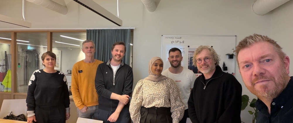 Arkitektbedriftene møtte deler av programkomiteen i Oslo Arbeiderparti som jobber med kommevalgprogrammet for Valg207. Fra venstre; Kjersti Prytz Cederkvist, Erling Fossen, Ingemund Skålnes, Tamina Sherifdeen Rauf, Mats Kvaløy- Bjørbekk og Steinar Skjerdingstad og Geir Lindhjem fra Arkitektbediftene.