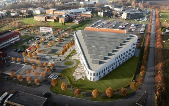 Kjølnes kontor & forskningslaboratorium, ferdigstilles 2017, Porsgrunn, ill gl