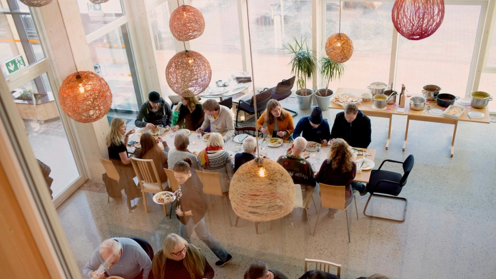 Stemningsbilde fra Vindmøllebakken, Stavanger. Arkitekt: Helen & Hard.