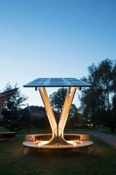 Suntree - solenergipaviljonger. Arkitekt: A-lab Foto: Ivan Brodey