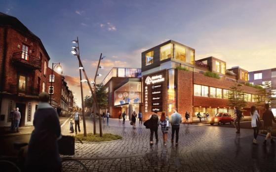 Sagtomta i Mysen (LOF Arkitekter) Illustrasjon: RIFT