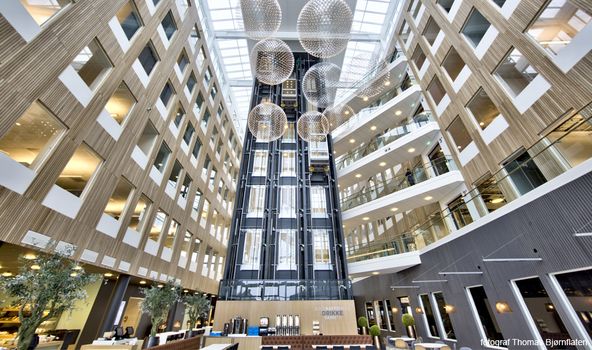 Asker Panorama kontorbygg Breeam excellent