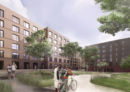 8 nye bygg med 571 studentboliger, Kringsjå, Oslo