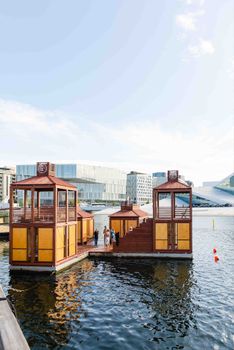 Bademaschinen, med Borhaven Arkitekter