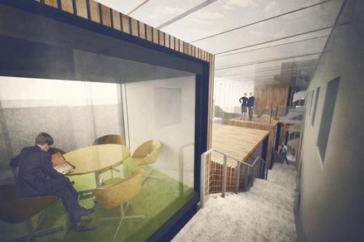 Konkurranse kontorer, Gamle brannstasjonen Kongens gt. 2