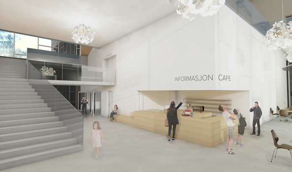 Fauske Allaktivitetshus. Resepsjon