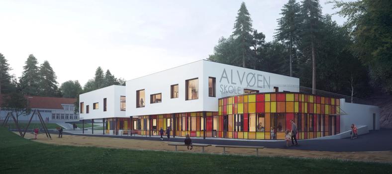 Alvøen skole, Bergen