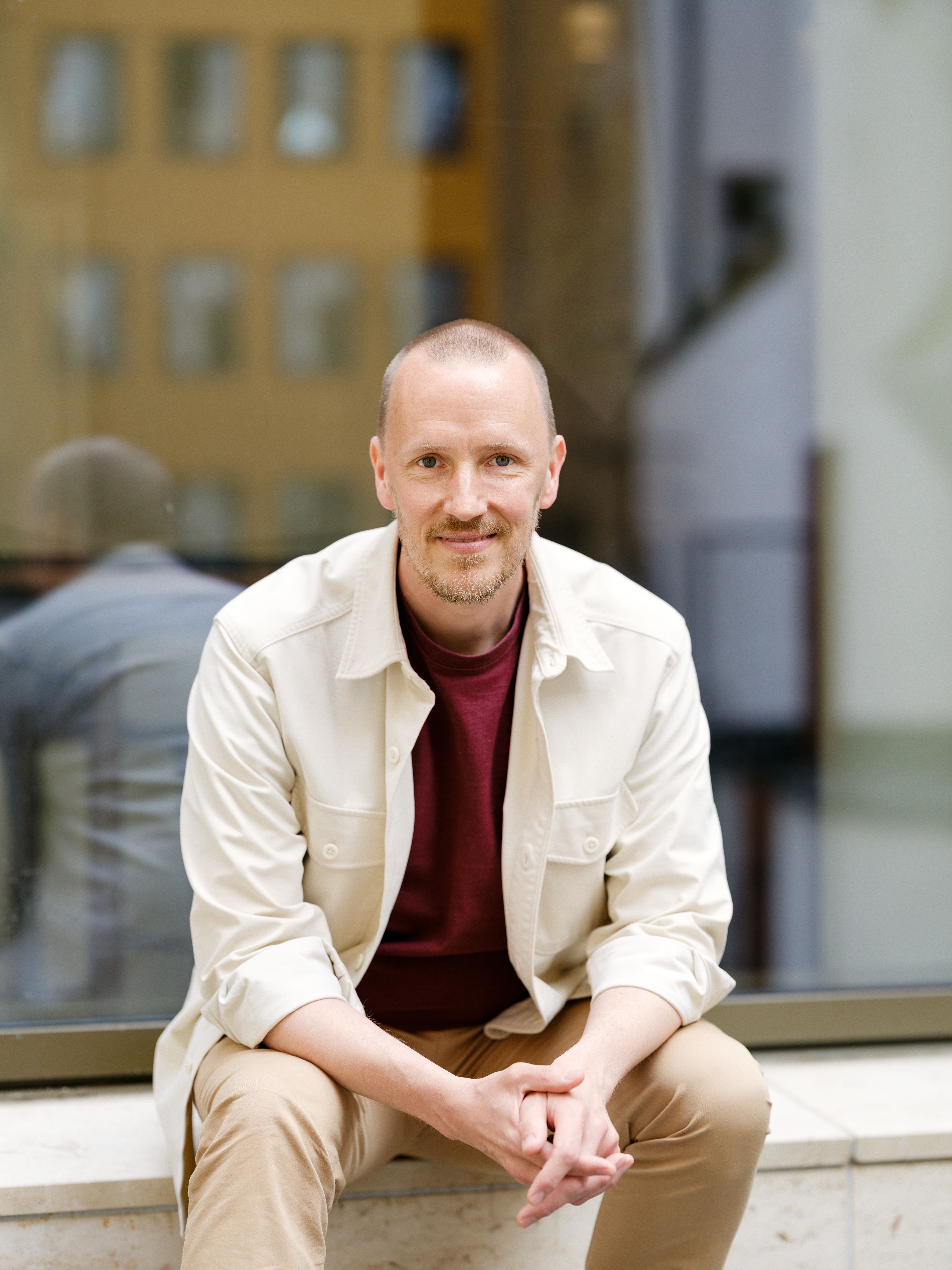 Fagsjef i Arkitektbedriftene, Rasmus Jørgensen. (Foto: Kim Ramberghaug)