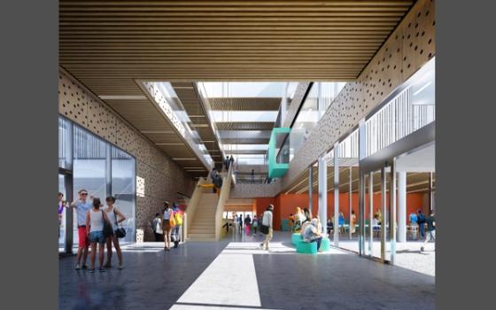 Voss videregående skole - illustrasjon