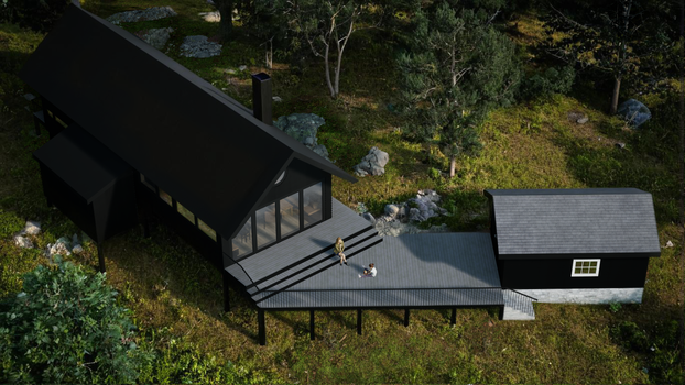 Hytte i Holmsbu_Eksteriør