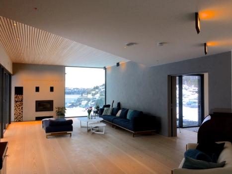 Enebolig Allers/ Kaland, stueinteriør