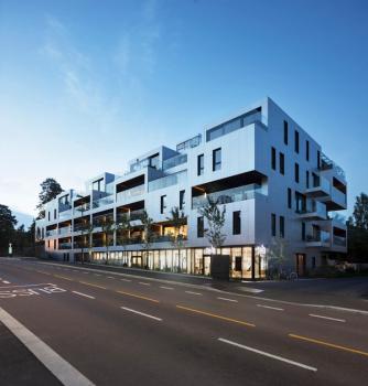 Sæter Terrasse - boliger, Oslo. Arkitekt: A-lab Foto: Ivan Brodey.