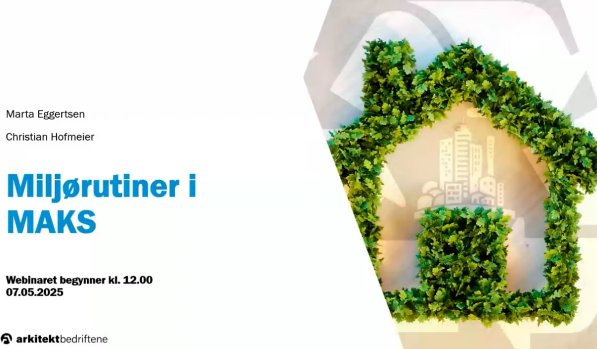 Miljørutiner i MAKS