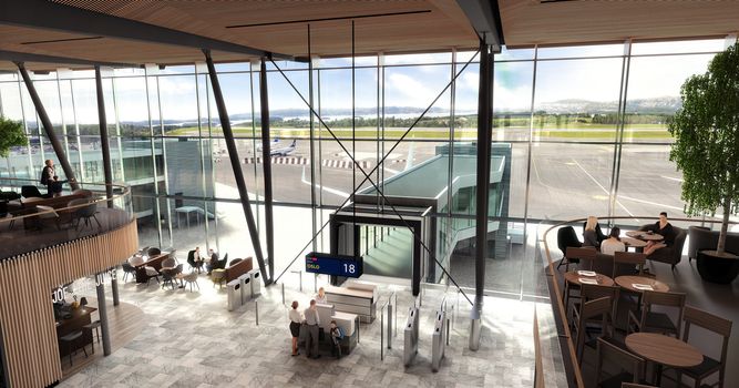 Bergen Lufthavn Flesland, ny terminalåpning i 2017