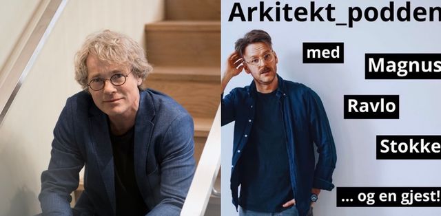 Steinar besøker Magnus i Arkitektpodden