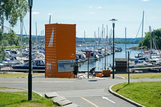 Havnepromenaden, 1. plass i konkurranse 2014, 9 km trasé langs Oslos sjøfront, foto Nils Petter Dale 
