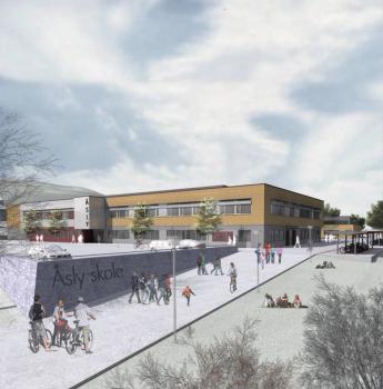 Åsly skole i Rissa. Konkurranse