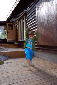 Hytte Berdalsbru, ferdig hytte sommer 2010, Setesdal