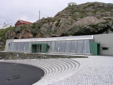 Publikumsbygg - fjellhall, Lindesnes fyr -ferdig 2004