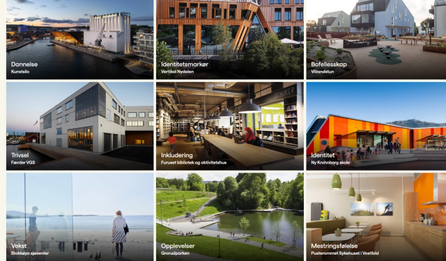 Arkitektpaviljong på Bygg Reis Deg