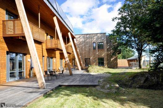 Krisesenteret i Telemark, Skien kommune. Foto:Børve og Borchsenius