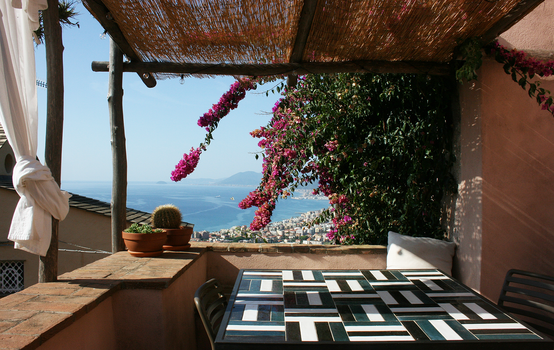 Verezzi - hus i Liguria