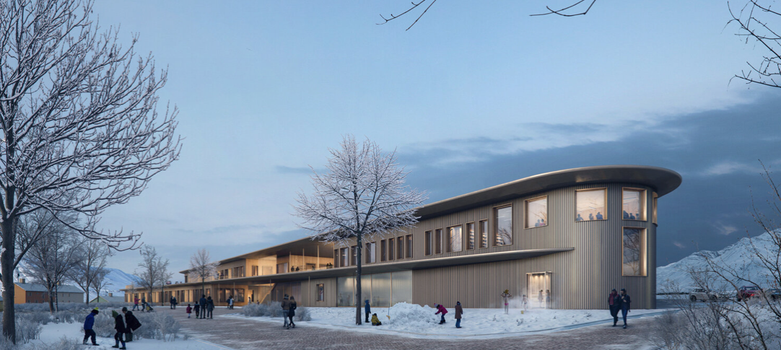 Båtsfjord skole - Foto: Ola Roald AS