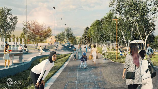 Detaljregulering for Mortensrud - her; aktivitetsparken